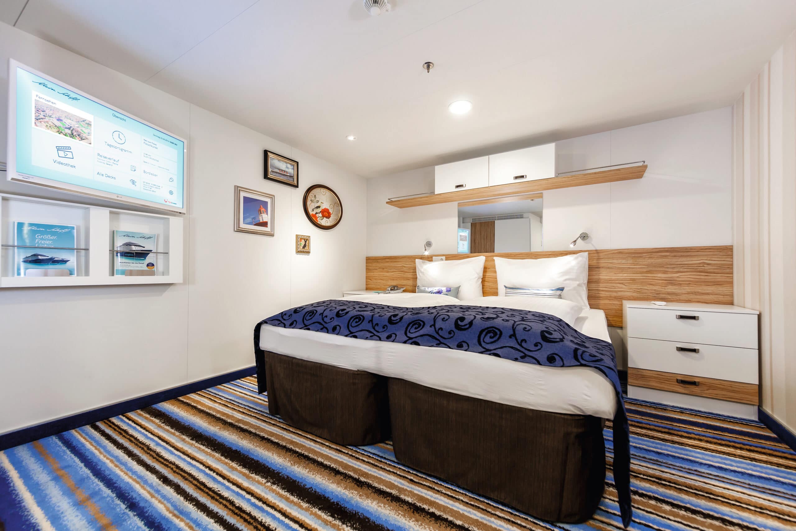 Binnenhut aan boord van de Mein Schiff 5